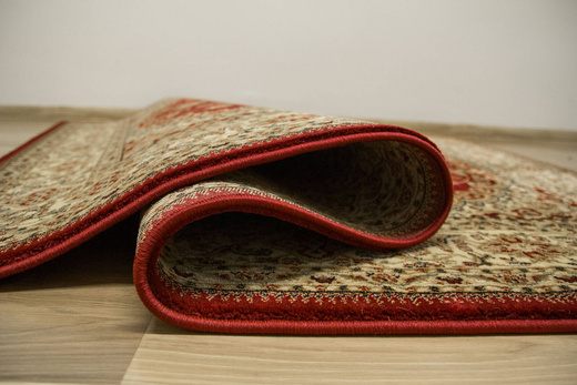 Dywan Super Rose 2095A red/cream Ornament Kwiatowy Czerwień Krem