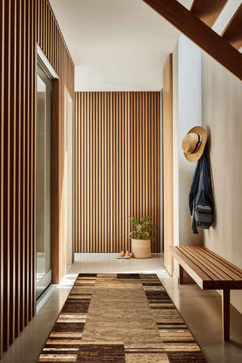 Antypoślizgowy Dywan Adagio 04 Beż Paski