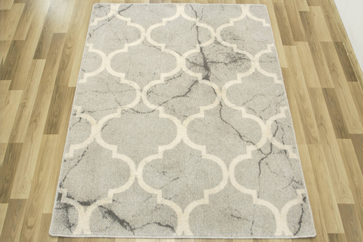 Dywan Wełniany Magic Eveil Popielaty koniczyna