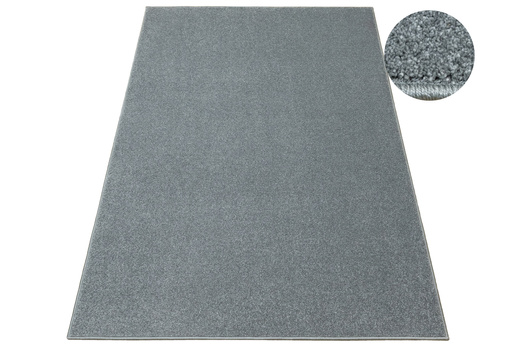 Wykładzina Brighton 275 Szary na filcu szerokość 5 m