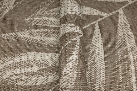 Dywan Dwustronny Sznurkowy Brussels 205768/10620 linen Jasny Beż Krem Liście Outdoor