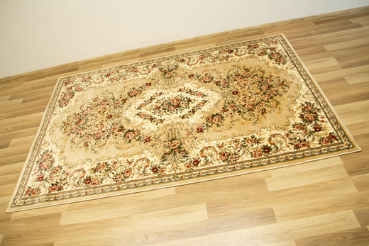 Dywan Lotos 1569/110 Ornament Kwiaty Beż