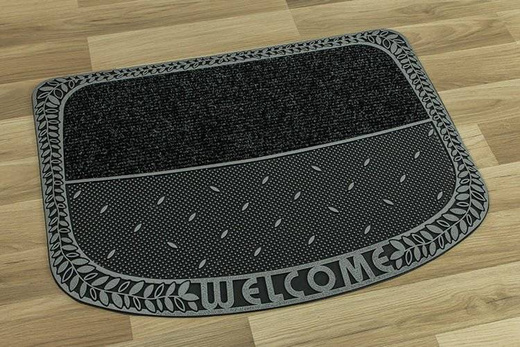 Szara Wycieraczka Twin Clean Czarna Srebrna