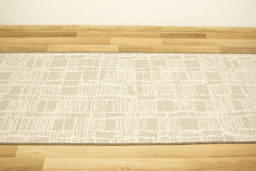 Dwustronny Sznurkowy Chodnik Brussels 205467/10210 Coffee Krem Beż szerokość 80 cm