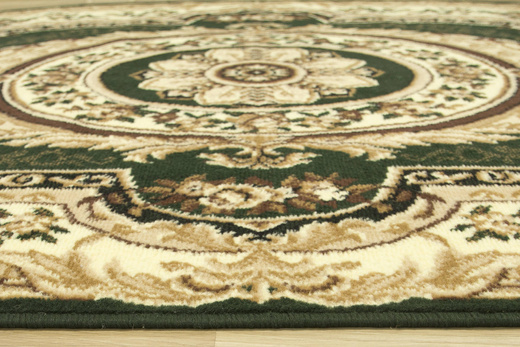 Owalny Dywan GOLD 146/32 owal zielony