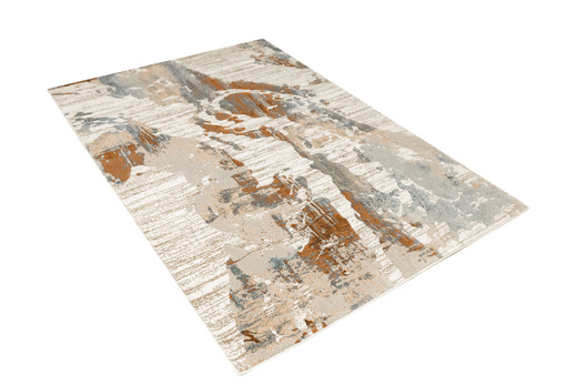 Dywan Argent 14717 O11 Orange Niebieski Pomarańczowy Marmur