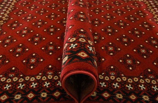 Dywan Ornamentowy Afgan 3099A red/black Czerwony Czarny