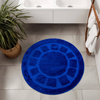 Dywanik Okrągły Łazienkowy Antypoślizgowy Ocean Blue Niebieski