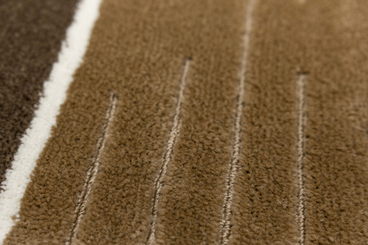 Komplet 3-częściowy Łazienkowy Como beige Beż Krem Pasy