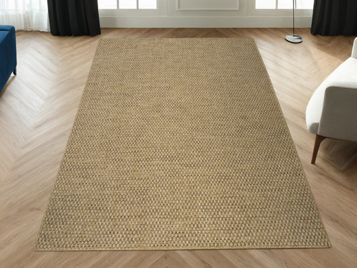 Dywan Sznurkowy Ella ST049A brown/brown Beż Brąz Jodełka Outdoor