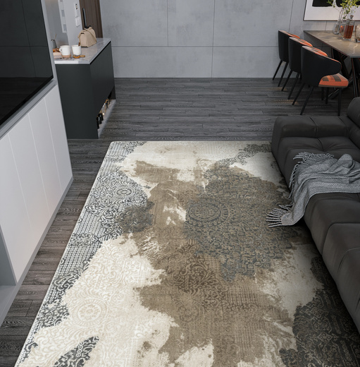 Dywan Galya GAK11C grey/brown Beż Szary Boutique