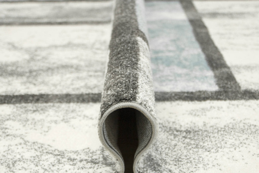 Dywan Lima 9553A cream/blue imitacja marmuru