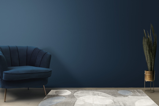 Dywan Kandy N414A l.grey/blue Szary Niebieski Krem Fryz