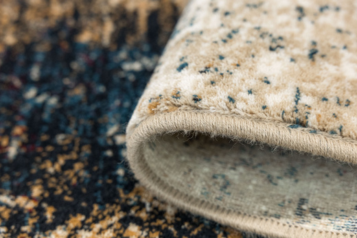 Wełniany Dywan Agnella Isfahan Grado Jasny Beż Abstrakcja