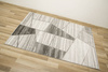 Dywan Felix 9253A l.grey/white Lśniący Marmur Szary Krem Srebrny
