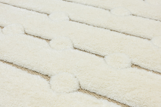 Dywan Shaggy Lula Soft IM49A Krem Beż Kropki