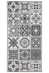 Antypoślizgowy Dywan Patchwork Szary