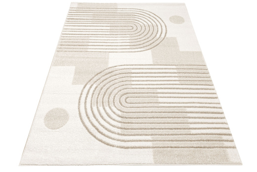 Dywan Matara N973A white/l.beige Beż Krem Geometria
