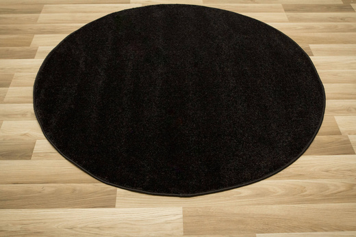Okrągły Dywan Lima 2081A black Czarny