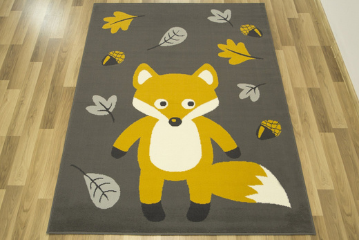 Dywan Kids 534431/89915 grey/mustard Lisek