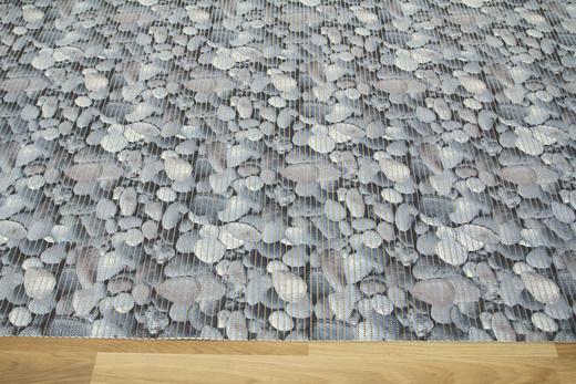 Mata Łazienkowa Softy-tex 910 Niebieskie Kamienie szerokość 130 cm