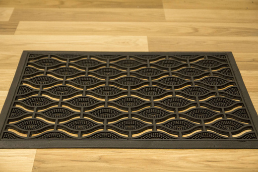 Wycieraczka Gumowa Ażurowa Karo Łezka