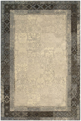 Wełniany Dywilan Moon Lumena Silver Szary Niebieski