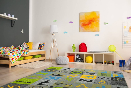 Wykładzina Dziecięca Blackboard Druk szerokość 2 m