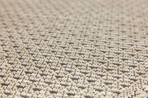 Okrągły Dywan Antypoślizgowy Sznurkowy Flex 19242/P01 Koło Beż Krem Jodełka