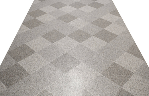 Wykładzina PCV Actual Plus Ice Diamond 0093 Szary Srebrny Romby szerokość 2,5 m