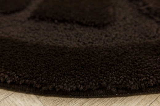 Dywanik Okrągły Łazienkowy Antypoślizgowy Ocean Wenge