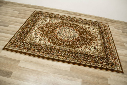 Dywan Super Rose 1874A brown/brown Ornament Brąz Beż
