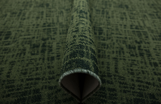 Wykładzina Pętelkowa Traffic 45 Butelkowa Zieleń Kratka Melanż szerokość 4 m