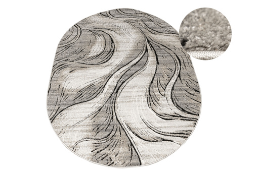 Dywan Matara P176A m.grey/sp. Owalny