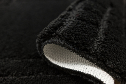 Dywanik Łazienkowy Antypoślizgowy Sego Black Czarny Prostokąty Mozaika