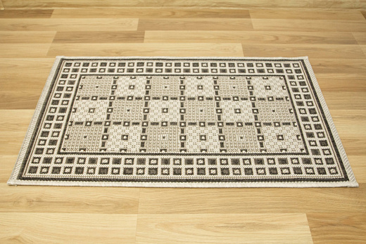 Dywan Sznurkowy 919/08 Natura PT Antracyt Srebrny Witraż