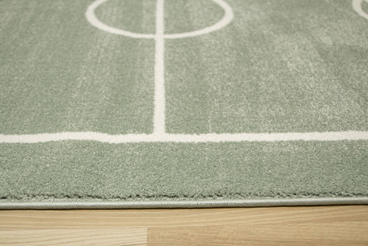 Dywan Dziecięcy Lima 6333B green/cream Boisko Zielona Oliwka Krem