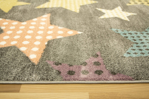 Dywan Lima C264A l.grey/d.grey Gwiazdki