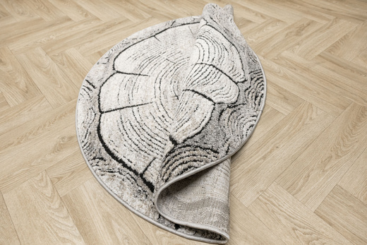 Dywan Okrągły Matara P156A l.grey/sp.antr Szary Beż Krem Pień