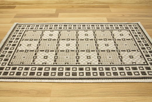 Dywan Sznurkowy 919/08 Natura PT Antracyt Srebrny Witraż