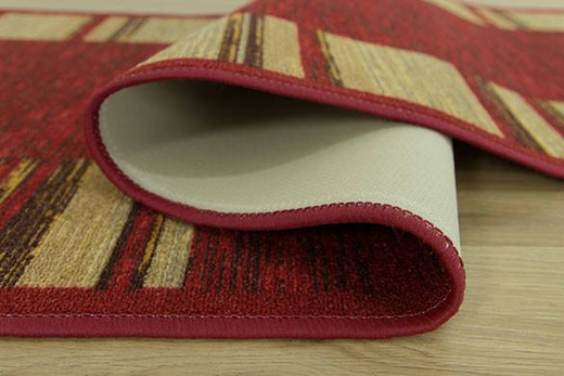 Antypoślizgowy Chodnik Adagio 31 bordo szerokość 80 cm