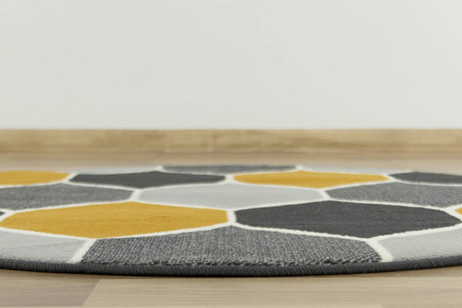 Okrągły Dywan Luna 503833/89925 d.grey