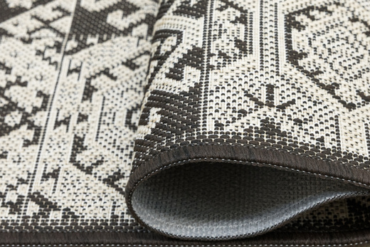 Antypoślizgowy Dywan FLEX 19636/91 Brąz Beż Patchwork