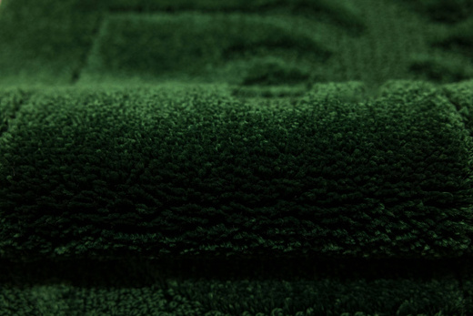 Dywanik Łazienkowy Antypoślizgowy Lisset Monstera Butelkowa Zieleń Linie