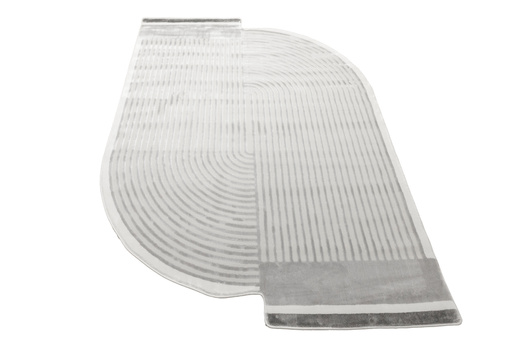 Dywan Selena GS007G Grey/Grey Szary Krem Paski Ksztalt