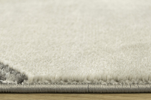 Dywan Diamond K4441S Geometryczny srebrne kreski marmur