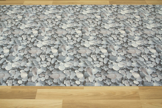 Mata Łazienkowa Softy-tex 910 Niebieskie Kamienie szerokość 130 cm