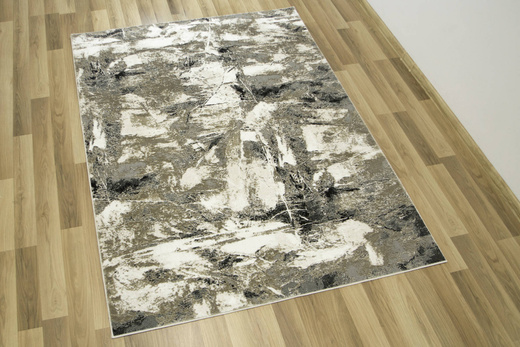 Dywan DAVINCI 2443B black/d.grey Y05/85 Beż Czarny szary