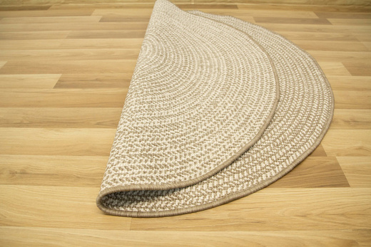 Okrągły Dwustronny Dywan Sznurkowy Brussels 205580/10610 linen Outdoor