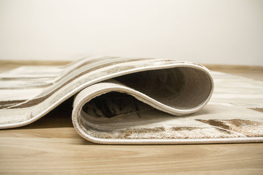 Dywan Elisa PF133 Brown Gold Brąz Beż Mozaika Kwiaty